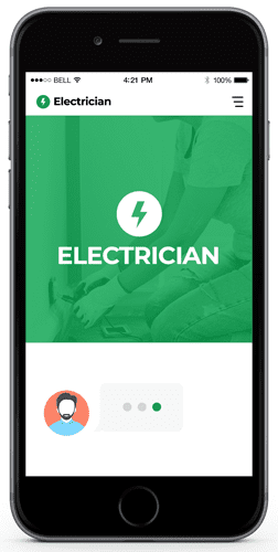 Website Chat for Electrician